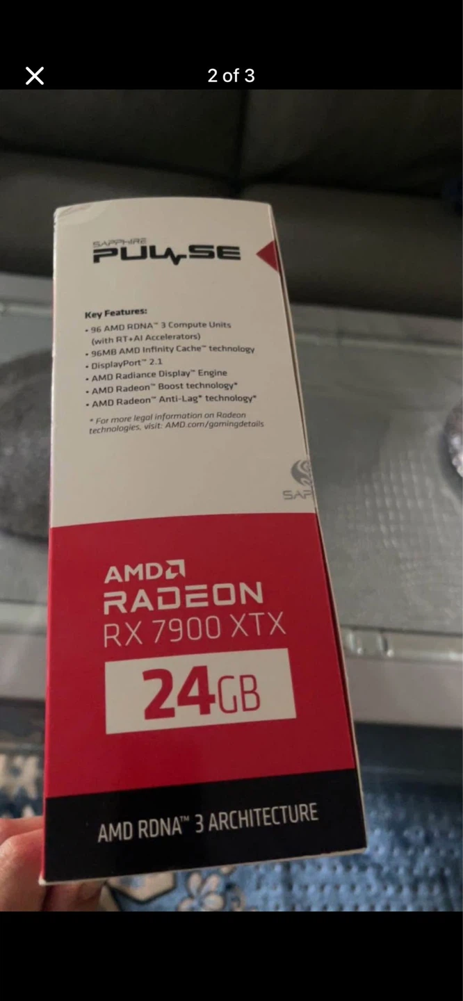 Sapphire Pulse AMD Radeon RX 7900 XTX Graphics Card 24GB GDDR6 - photo 2