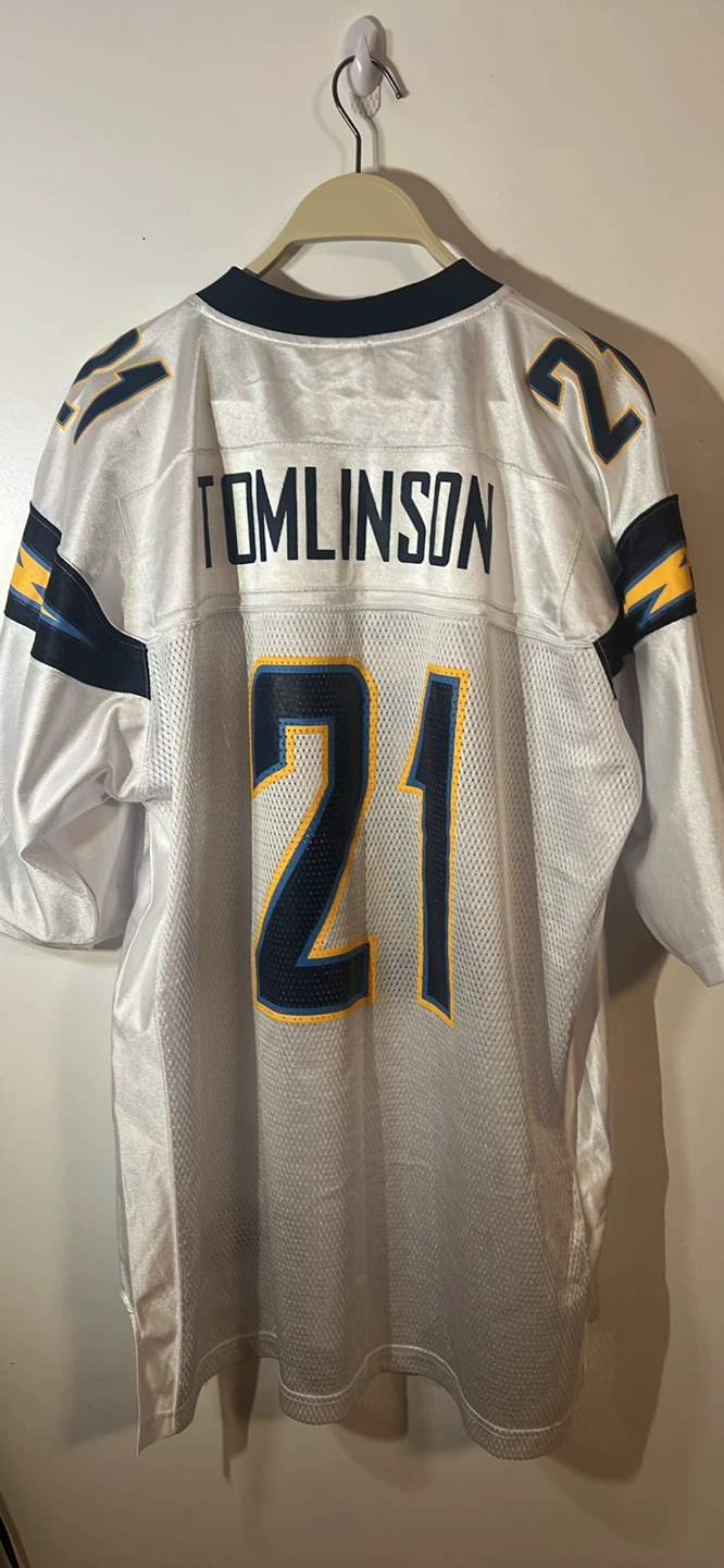 White Reebok NFL  Chargers, Tomlinson's #21 size L - photo 3