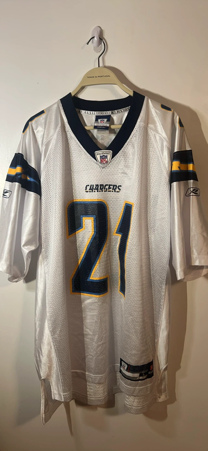 White Reebok NFL  Chargers, Tomlinson's #21 size L - photo 2