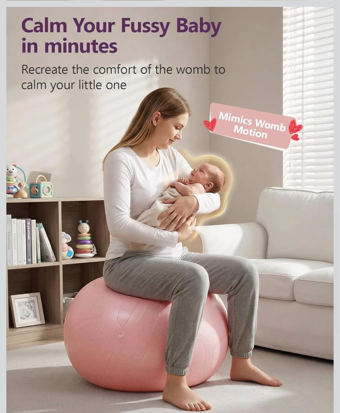 Pink Exercise Ball - 2200lbs Max Load - photo 4
