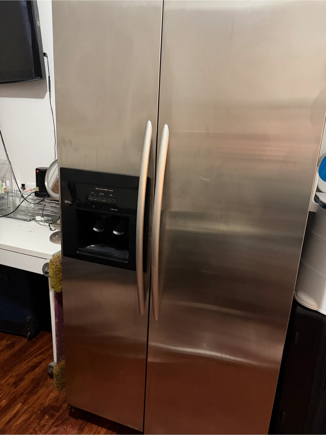 Stainless Steel Side-by-Side Refrigerator