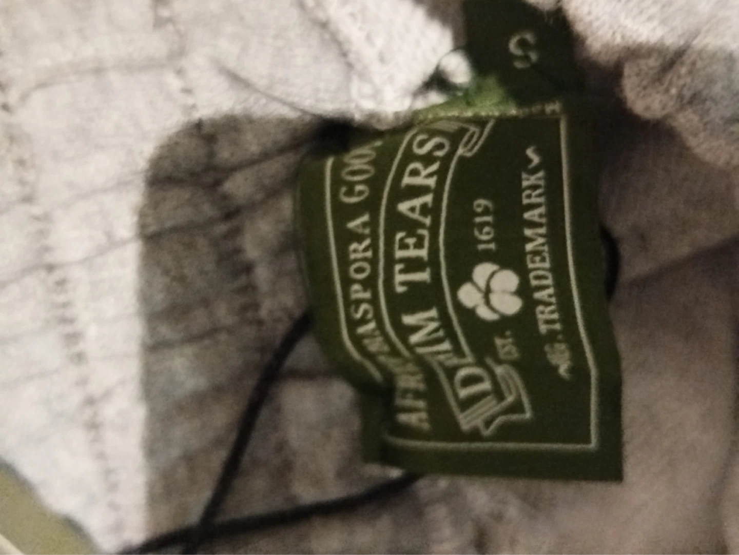 DENIM TEARS African Diaspora Goods Grey Shorts - photo 2