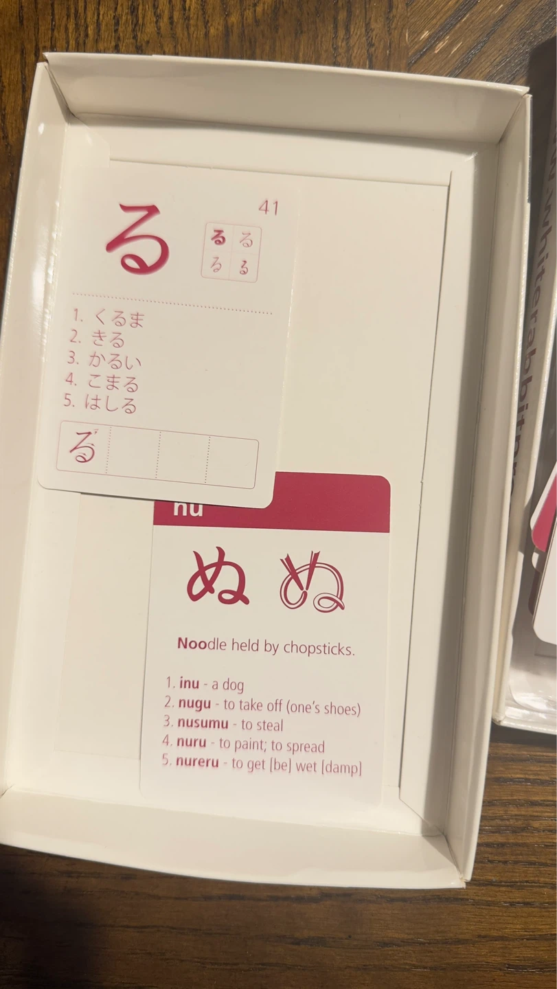Kana Flashcards- japanese vocabulary - photo 2