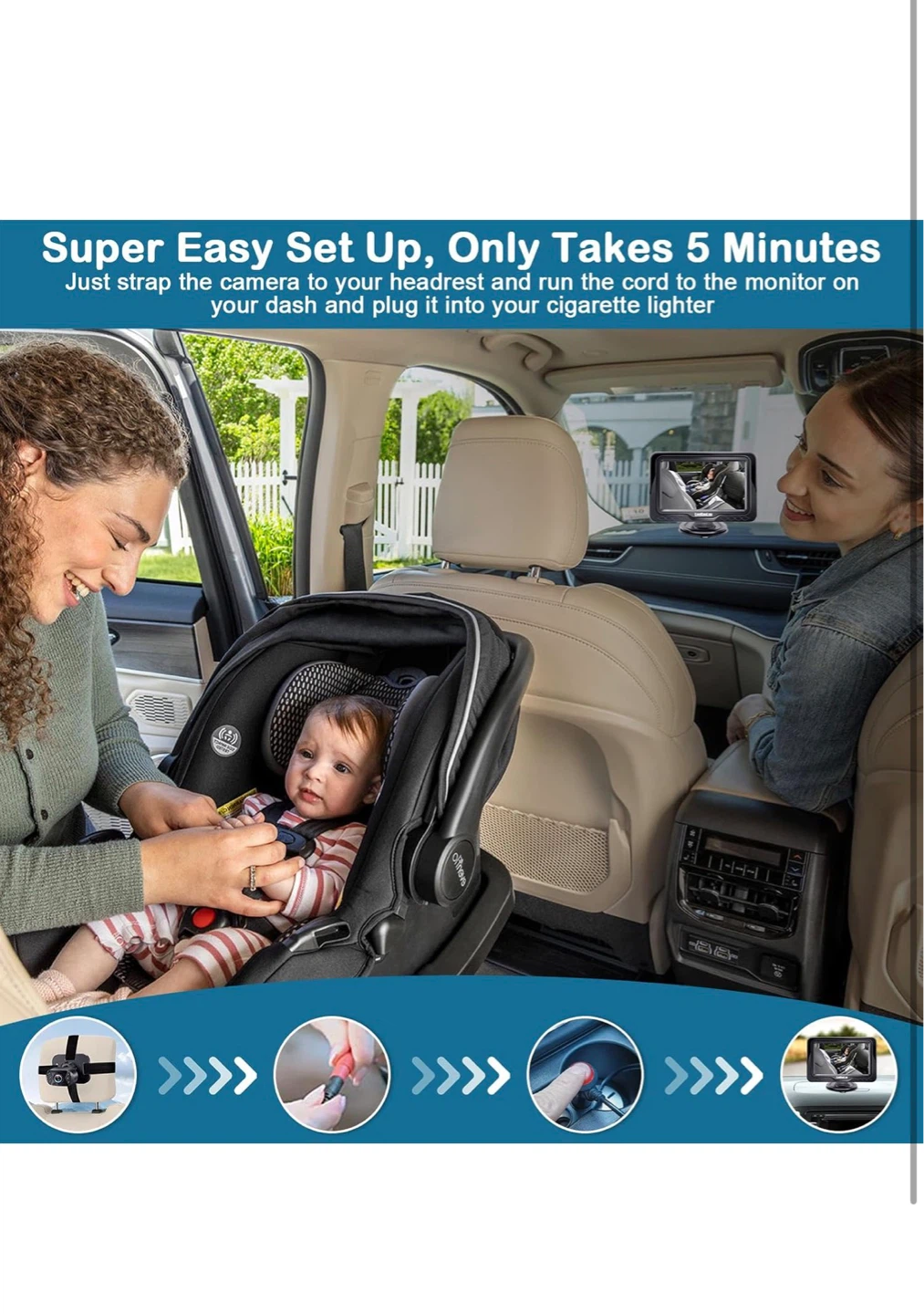 LeeKooLuu Baby Car Camera HD 1080P - photo 3