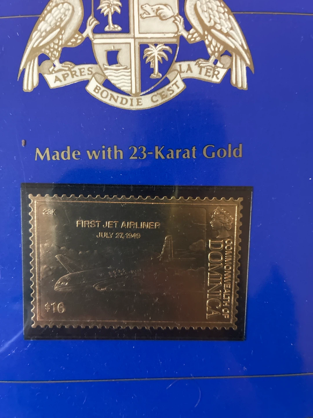 Commonwealth of Dominica 23-Karat Gold Stamp Collection - photo 4