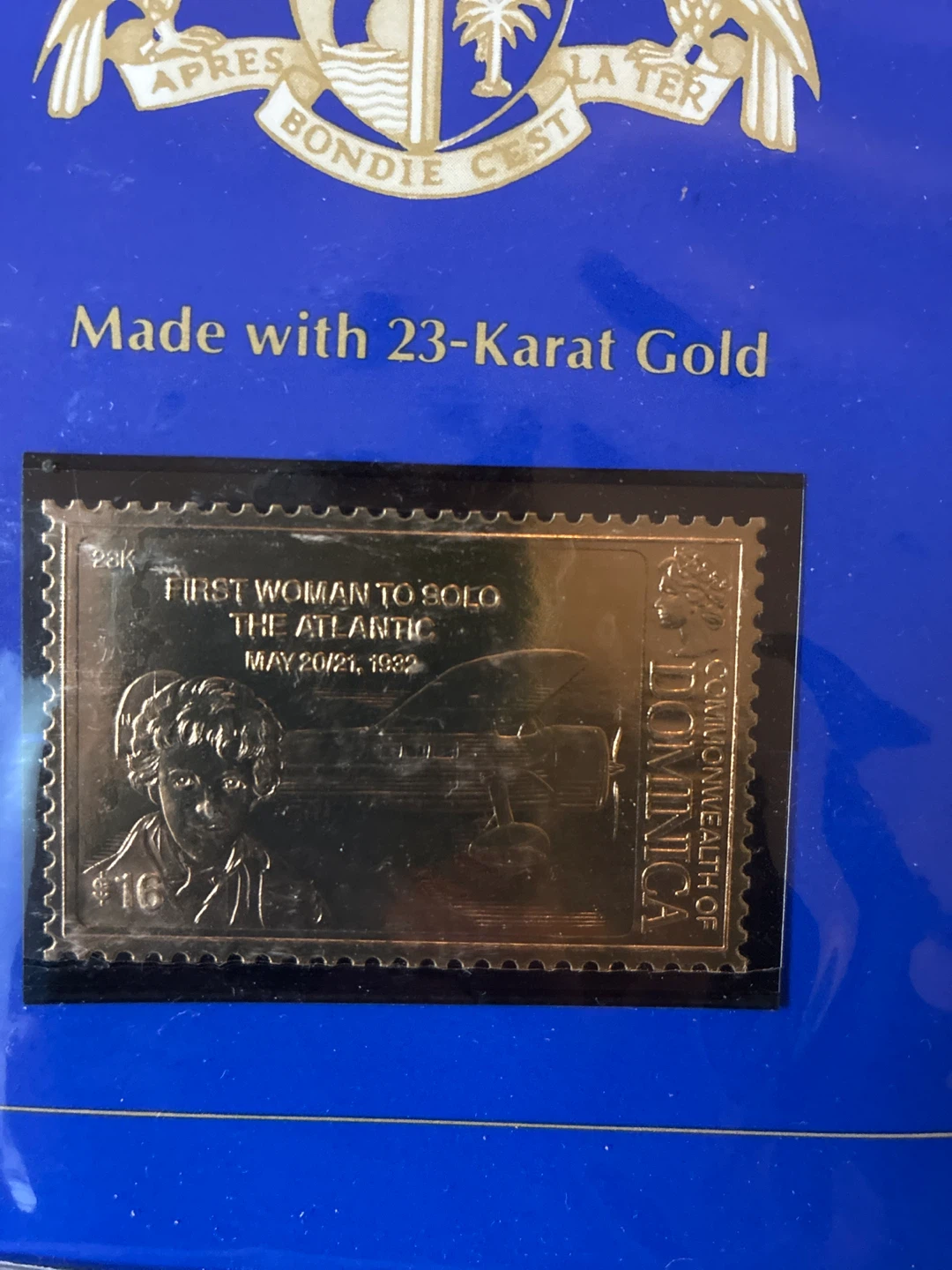 Commonwealth of Dominica 23-Karat Gold Stamp Collection - photo 5