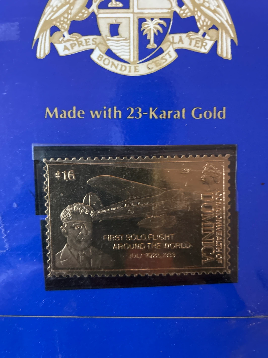Commonwealth of Dominica 23-Karat Gold Stamp Collection - photo 2