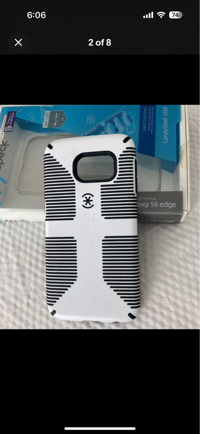 Speck CandyShell Galaxy S6 Edge Phone Case White
