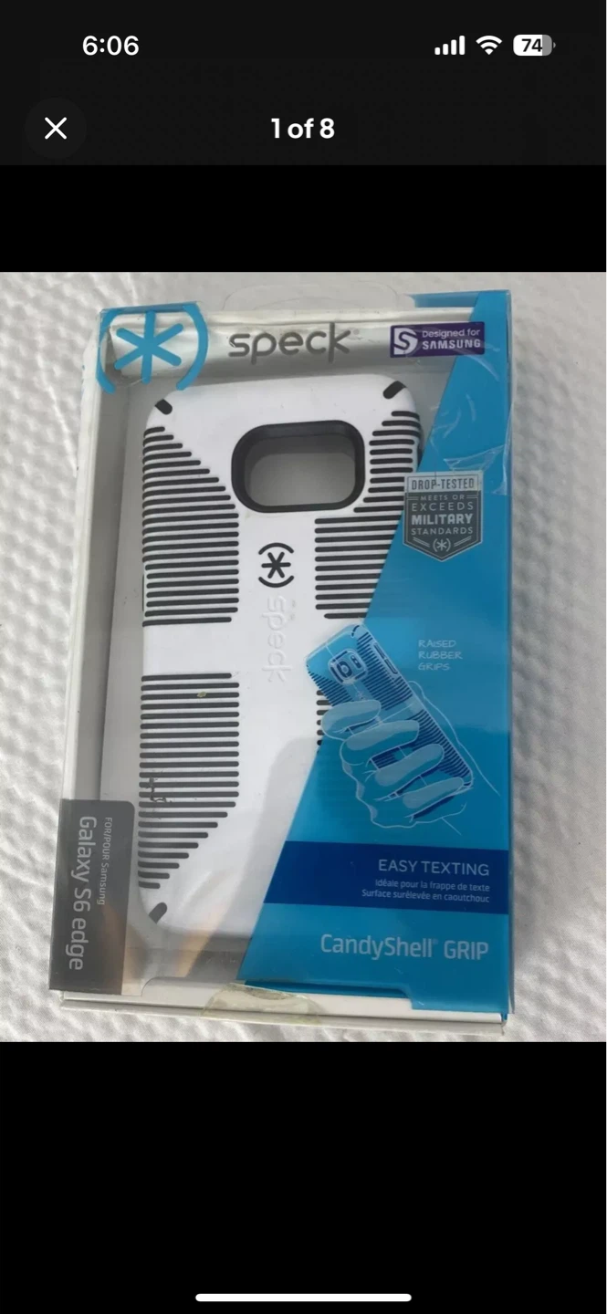 Speck CandyShell Galaxy S6 Edge Phone Case White - photo 2