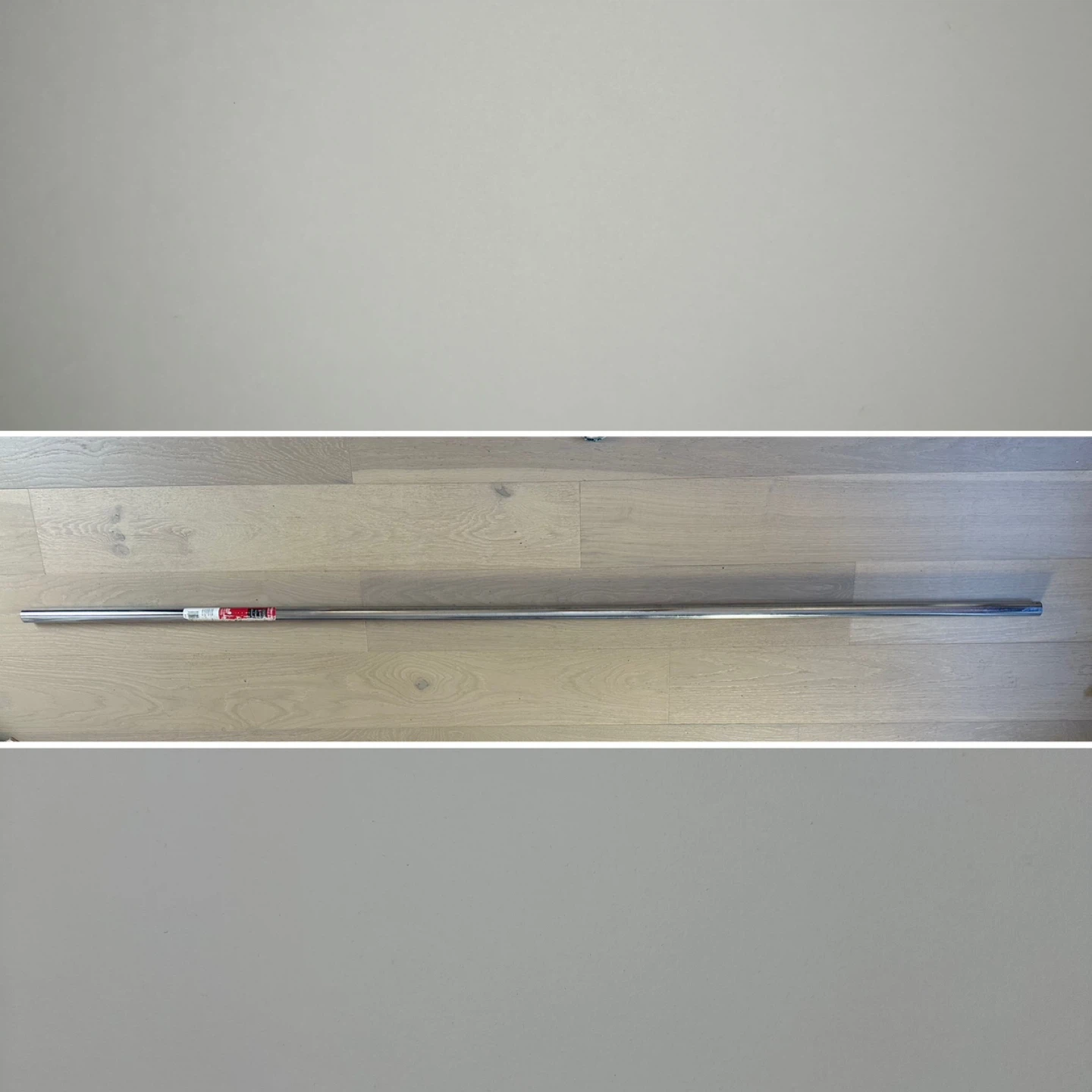 89"L HeavyDuty Everbuilt Closet Pole 33mm DIA Chrome + Sockets - photo 3