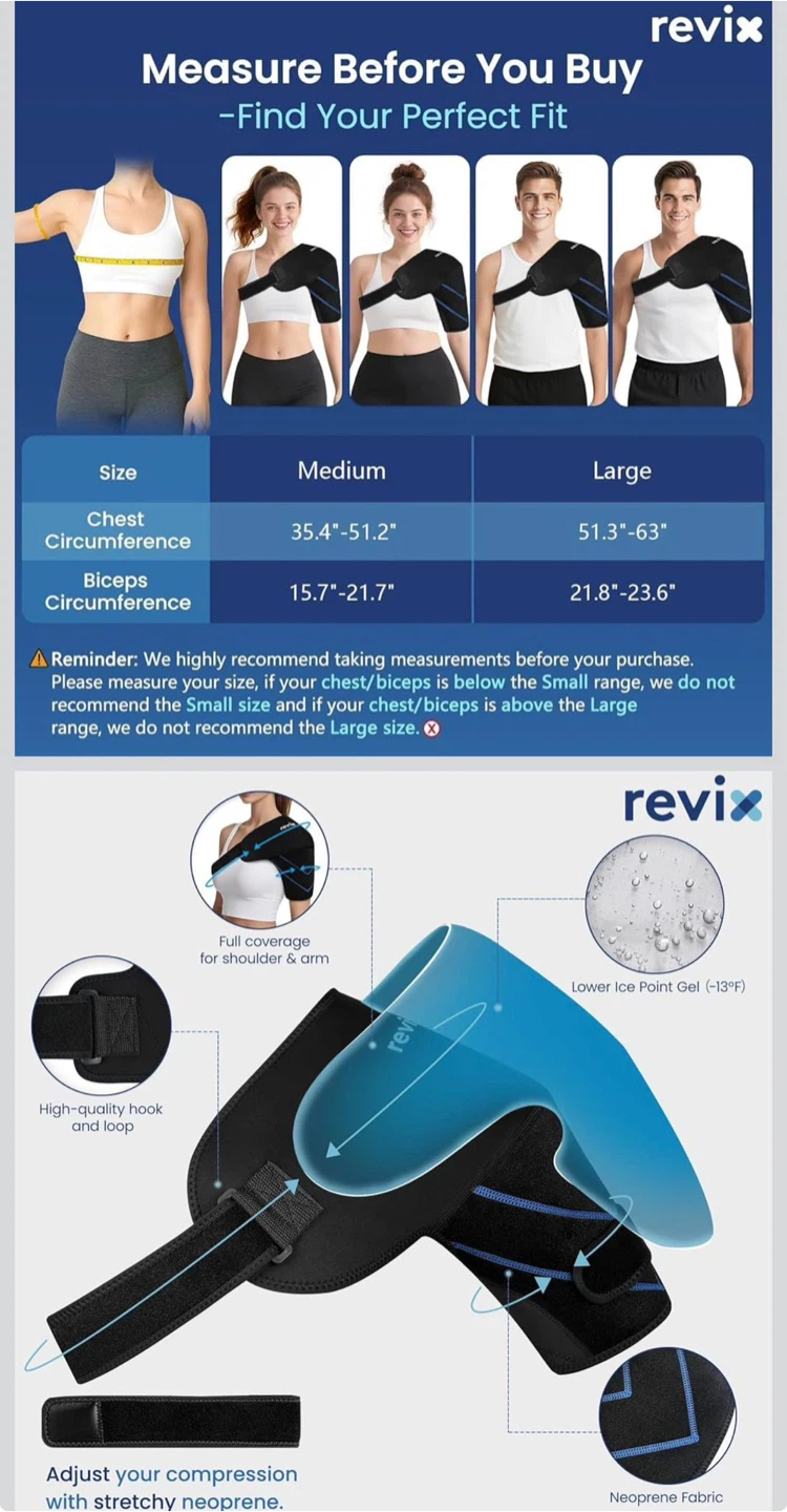 Revix Shoulder Ice Pack Wrap - photo 4