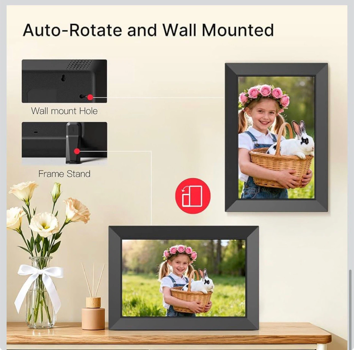 Frameo 10.1 inch Digital Photo Frame with Wi-Fi - photo 5