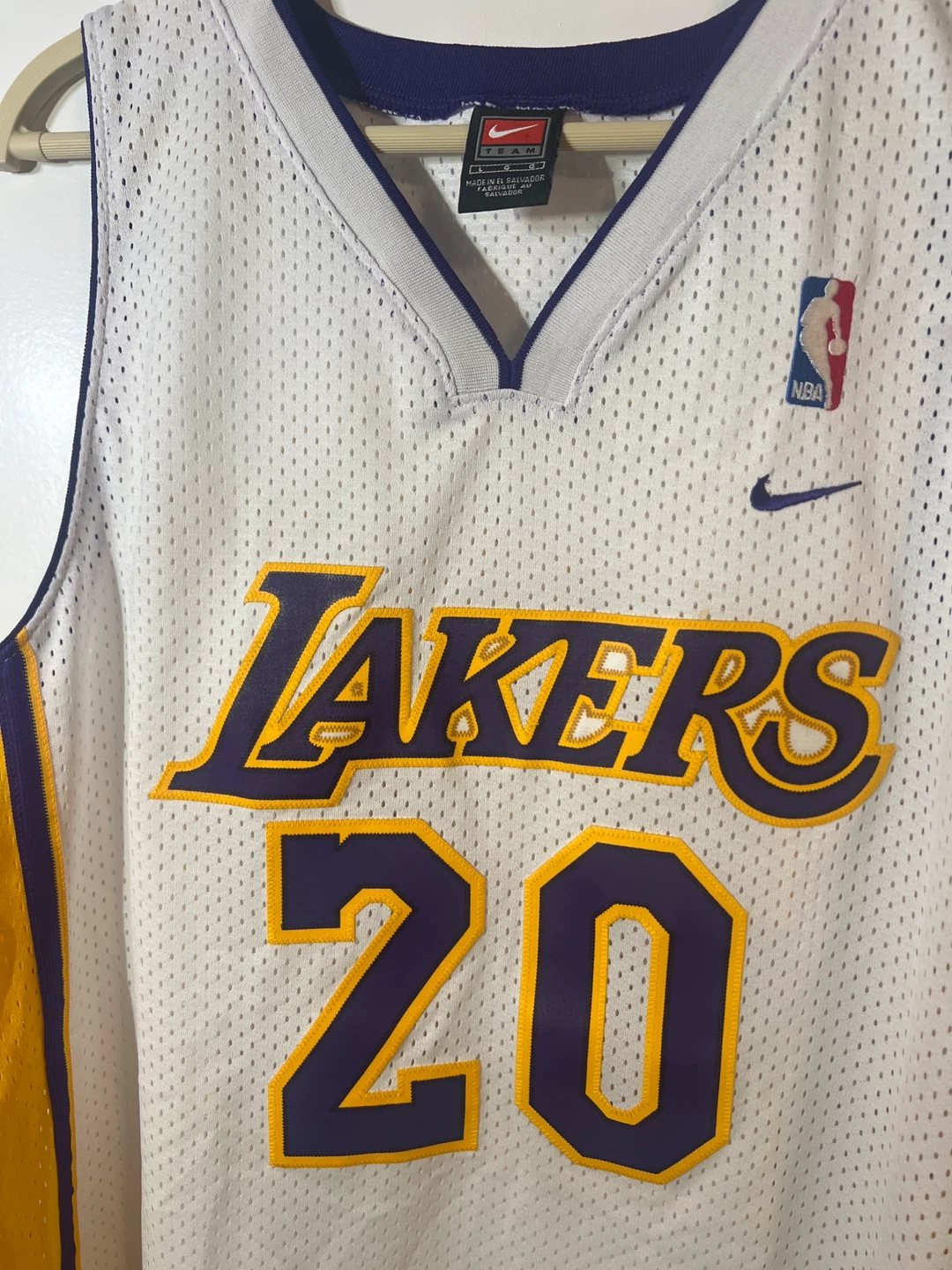 Nike Los Angeles Lakers Payton 20 Basketball Jersey - photo 2