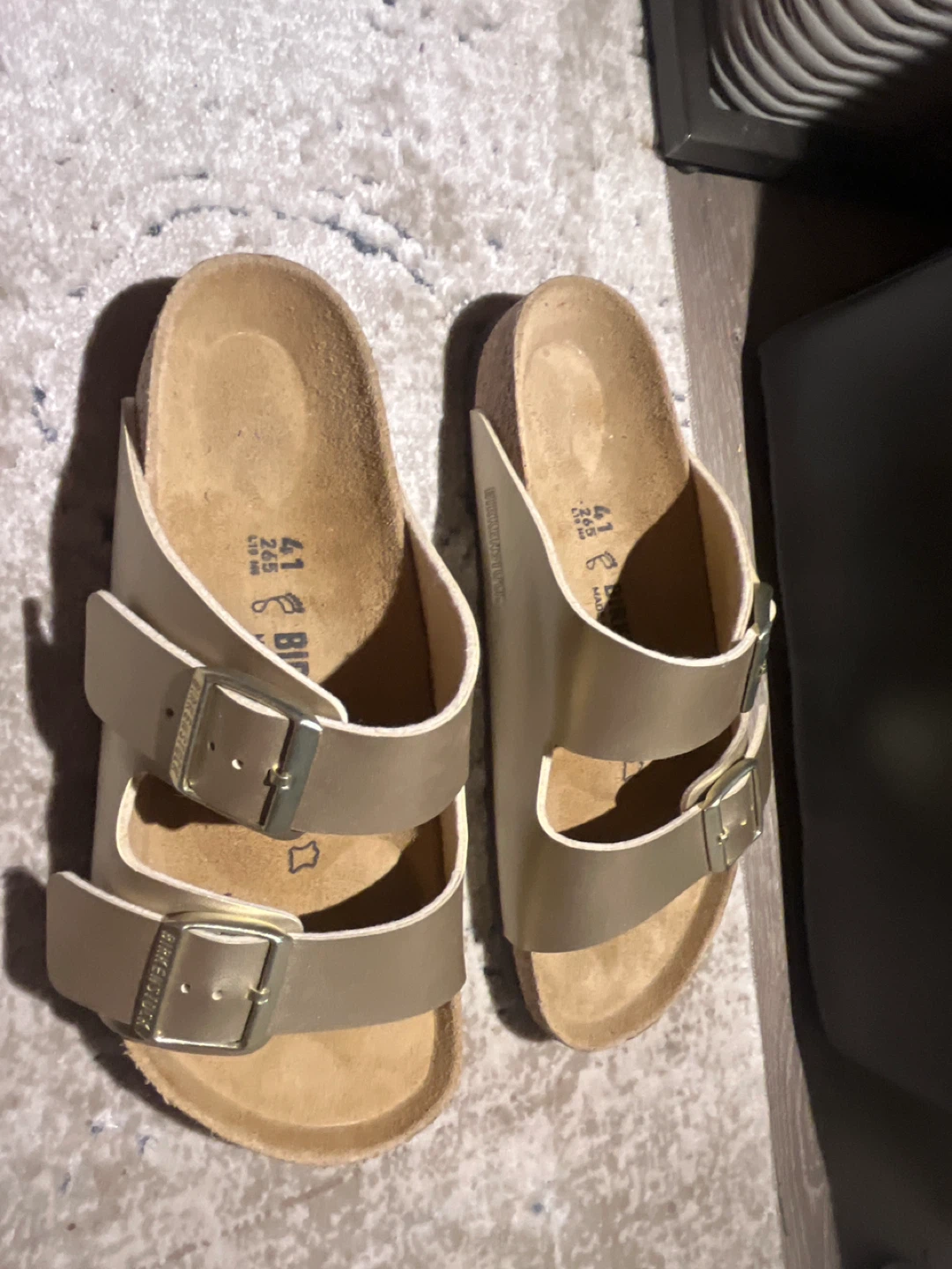 Birkenstock Arizona Sandals Gold Size 41 - photo 2