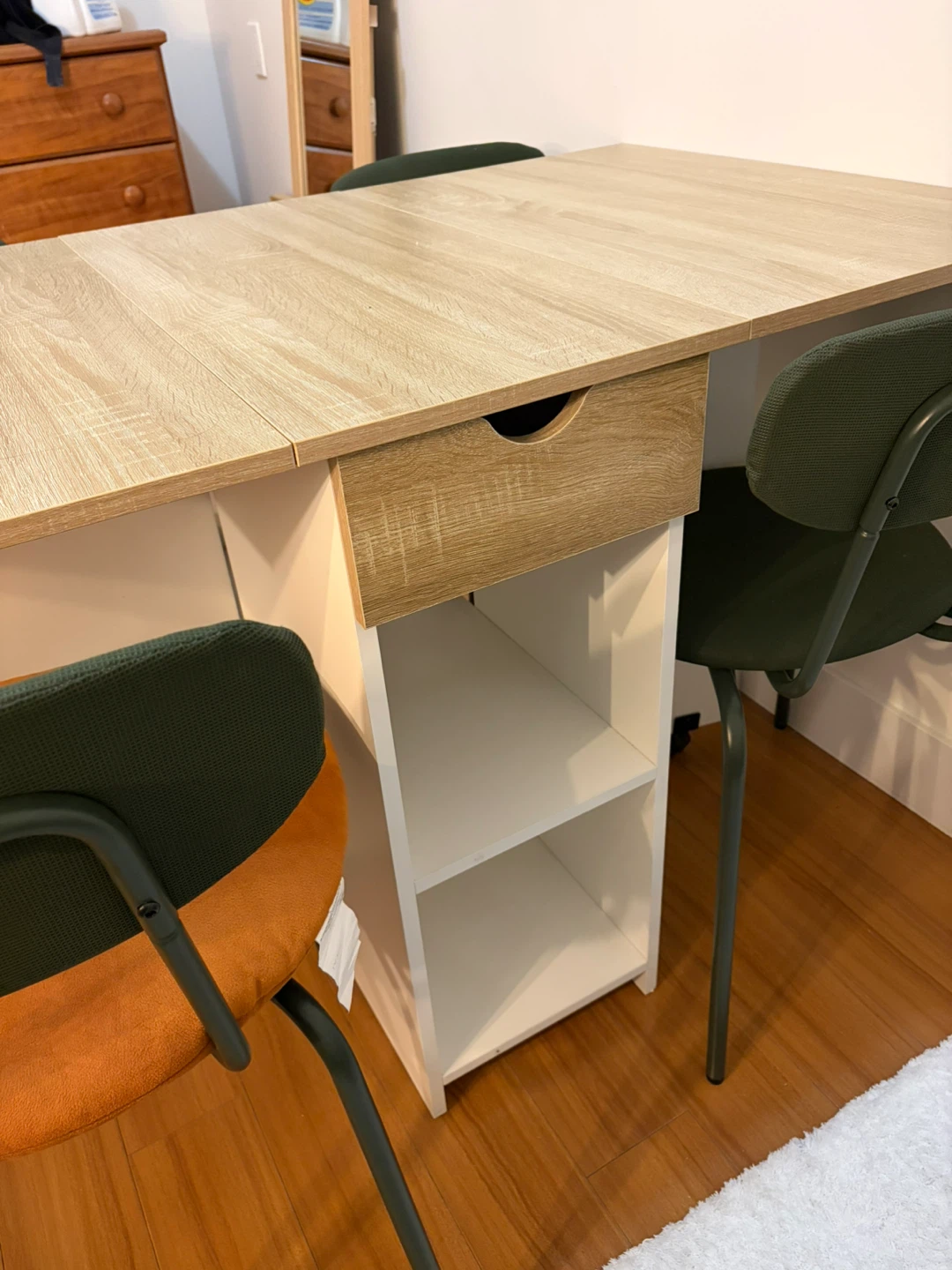 Wayfair Dining Table & 4-Piece IKEA Chair Set - photo 2