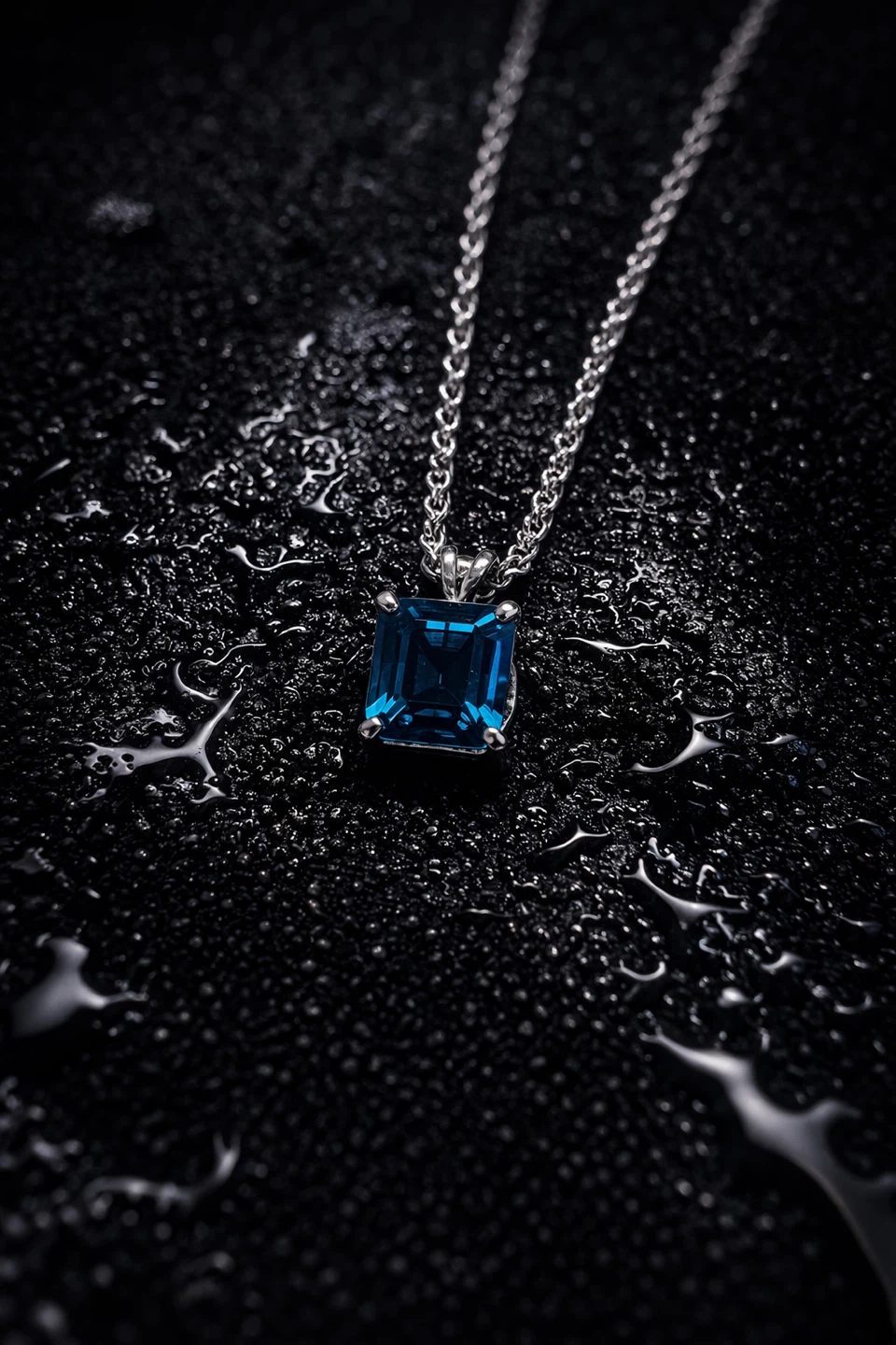 London Blue Topaz Pendant