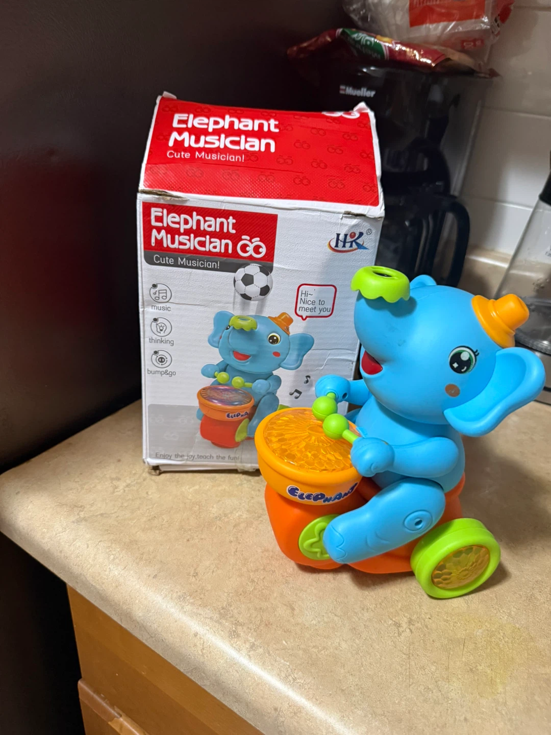 Elephant Musician Cute Musician Toy