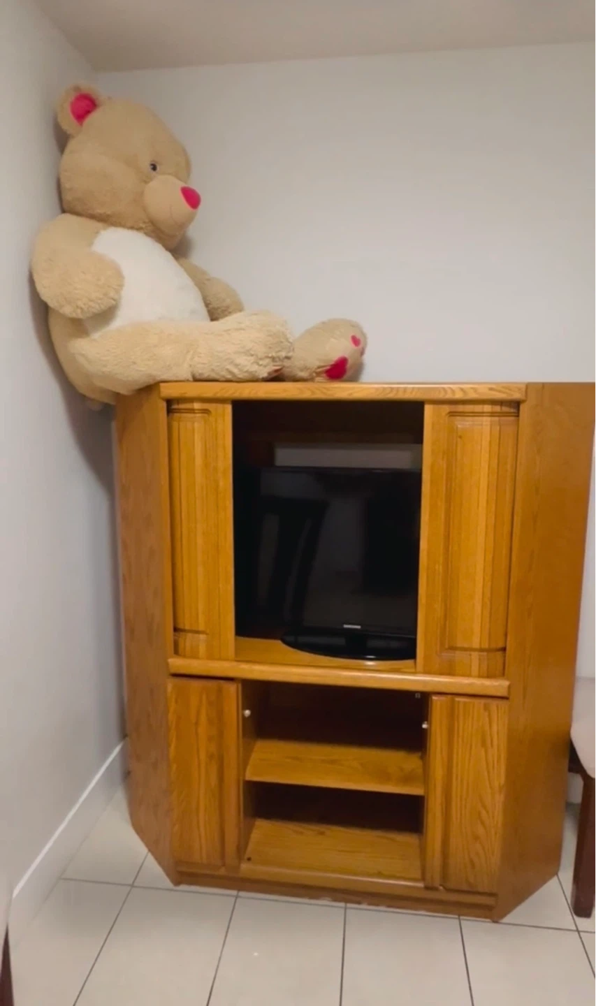 FREE – Available Now – TV Stand + Chairs (Hwy 97) - photo 2
