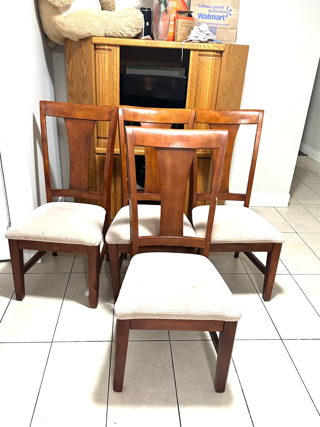 FREE – Available Now – TV Stand + Chairs (Hwy 97) - photo 4