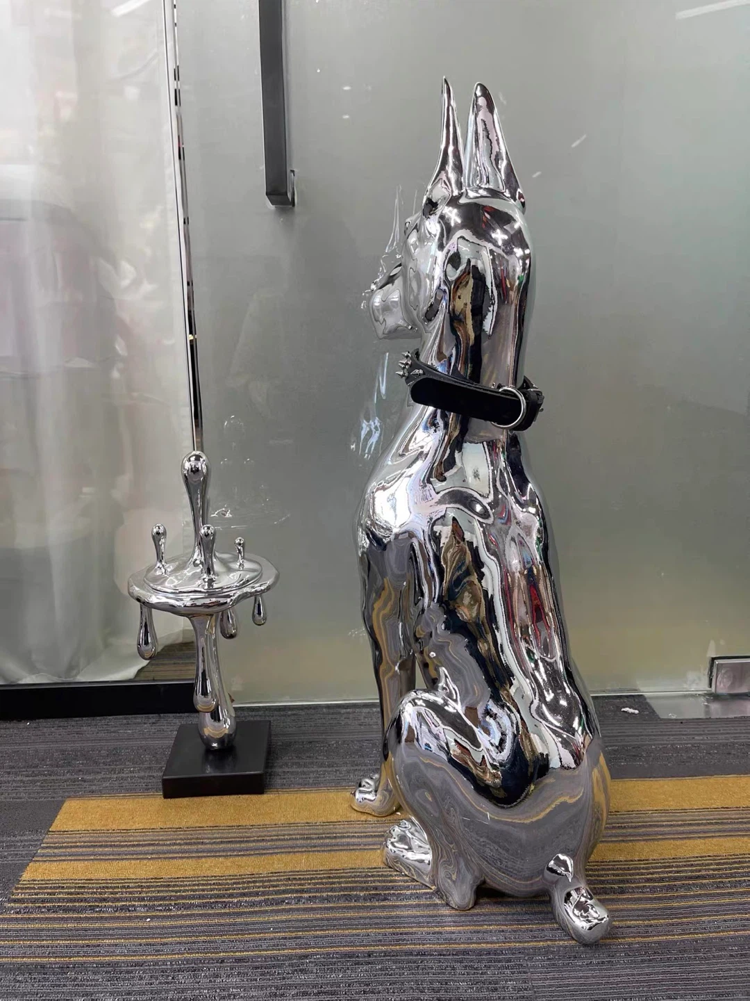 Modern Dog Statue (From Tech Office) – 29.5" - photo 2