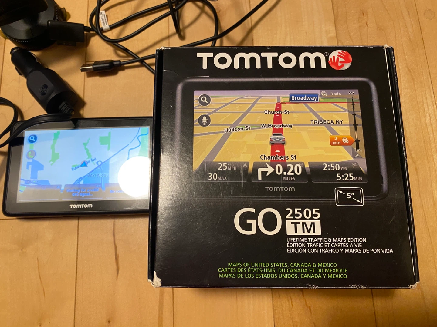 TomTom GO 2505 TM GPS Navigation Device - photo 3