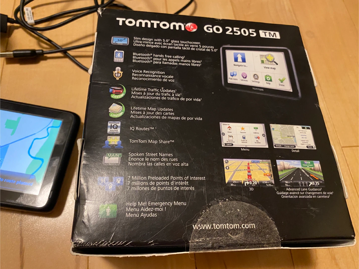 TomTom GO 2505 TM GPS Navigation Device - photo 5