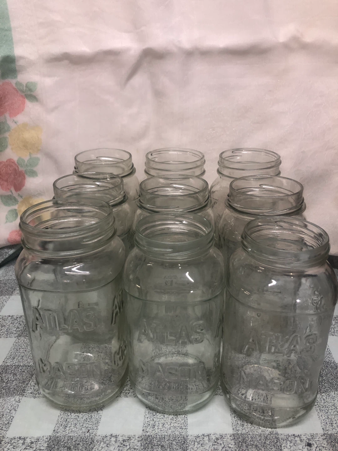 Atlas Mason Jars - Set of 9