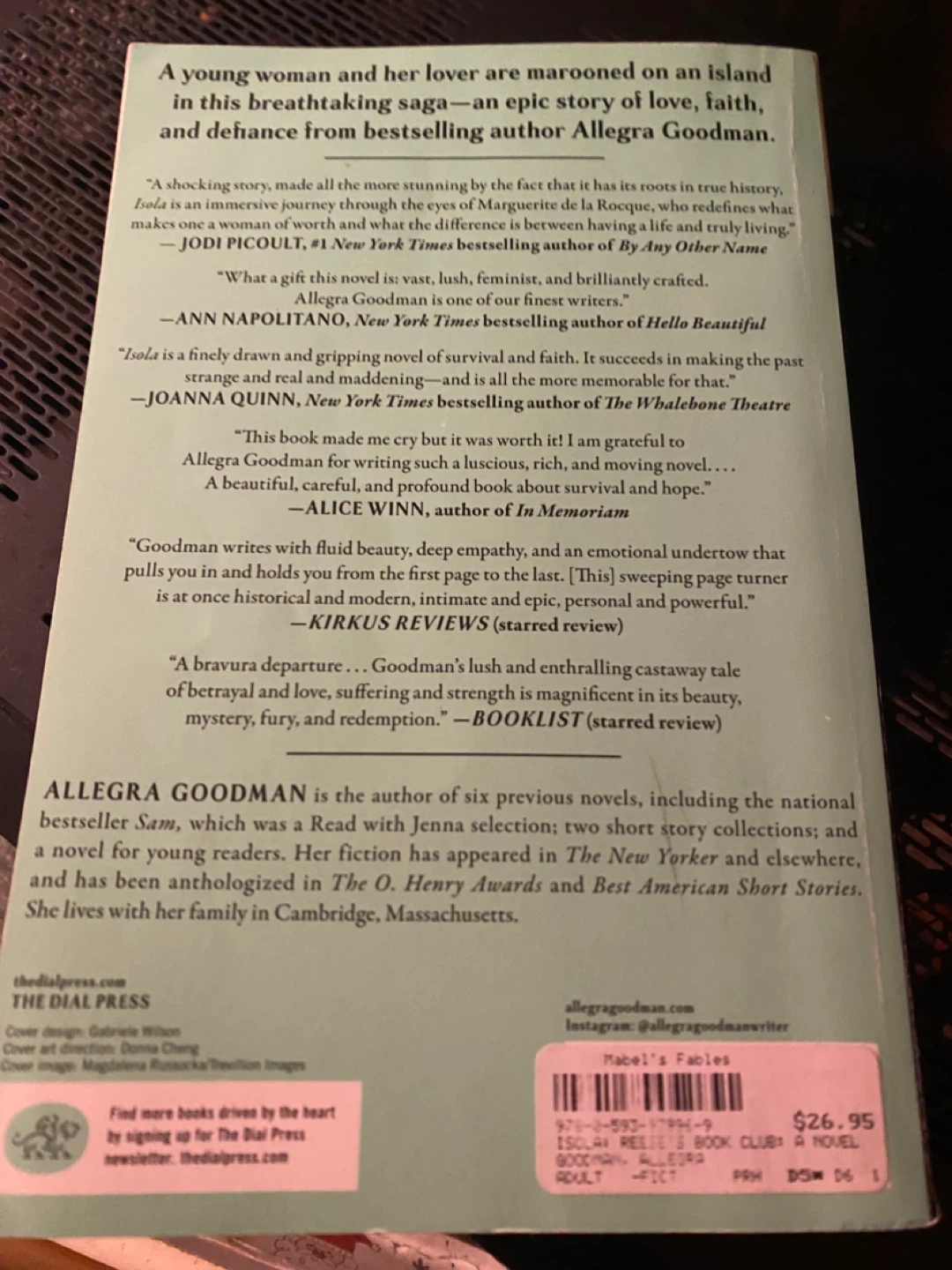 Isola: A Novel by Allegra Goodman - photo 4