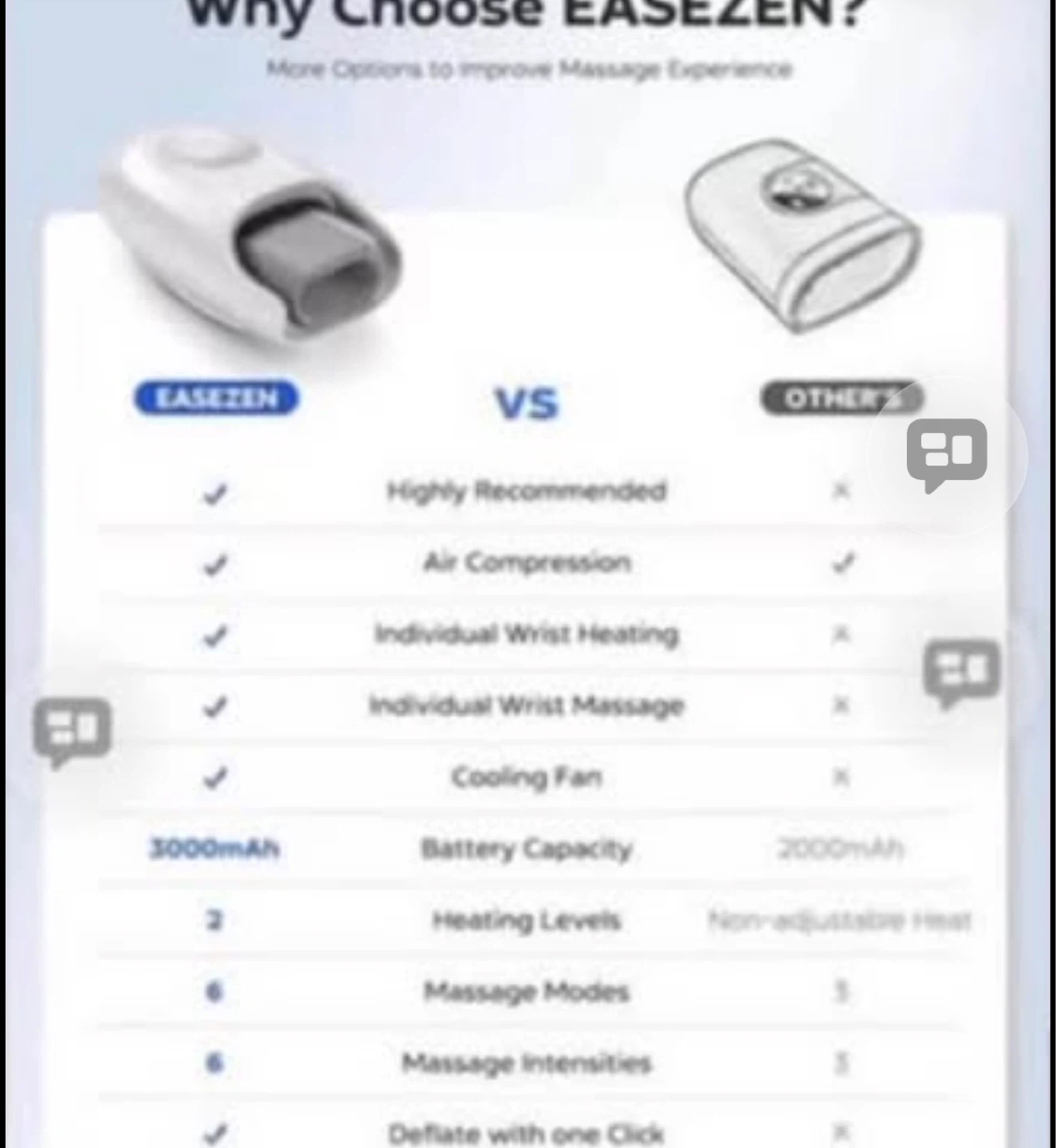 EASEZEN Hand Massager with Heating and Cooling - photo 5