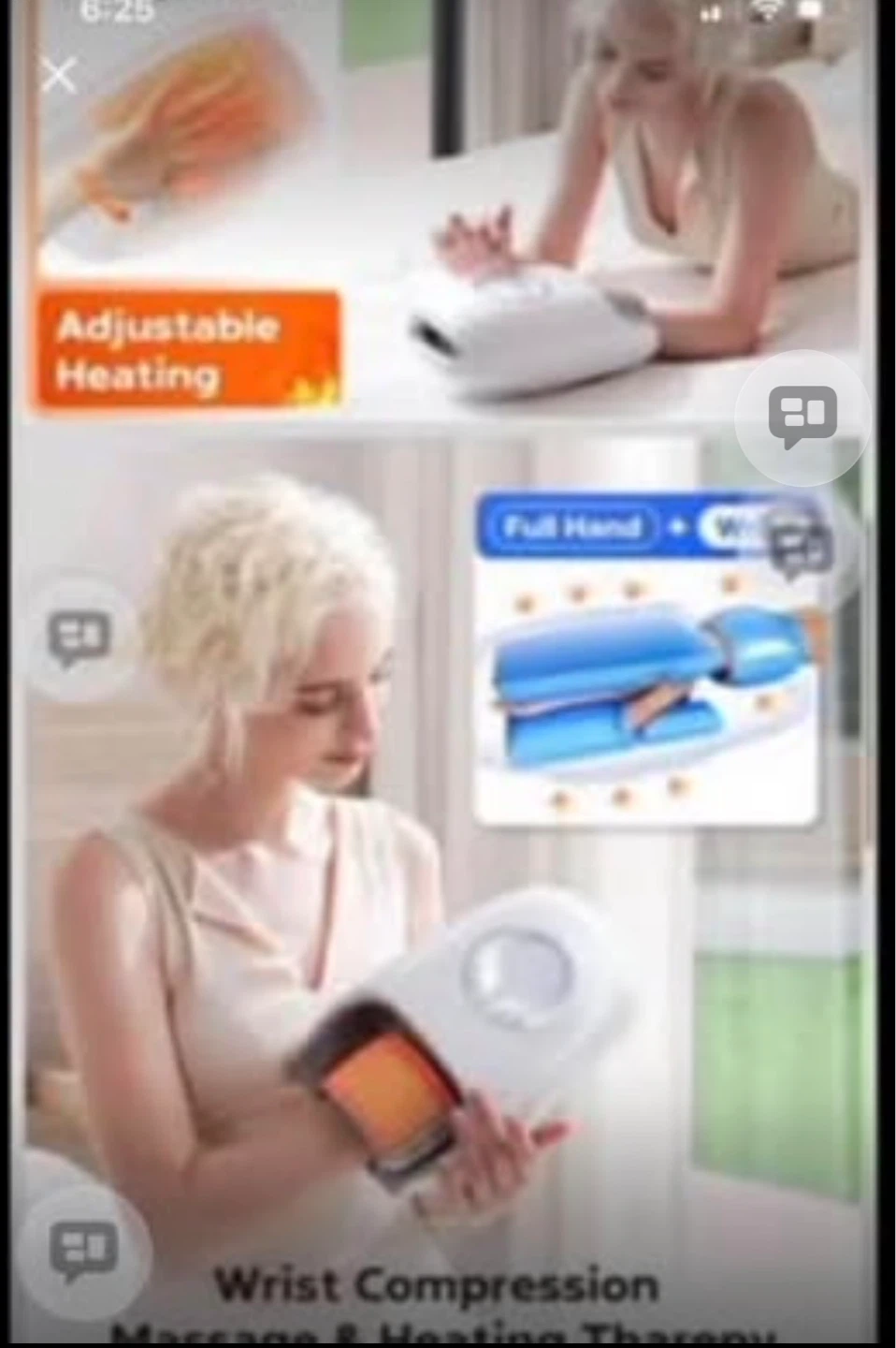 EASEZEN Hand Massager with Heating and Cooling
