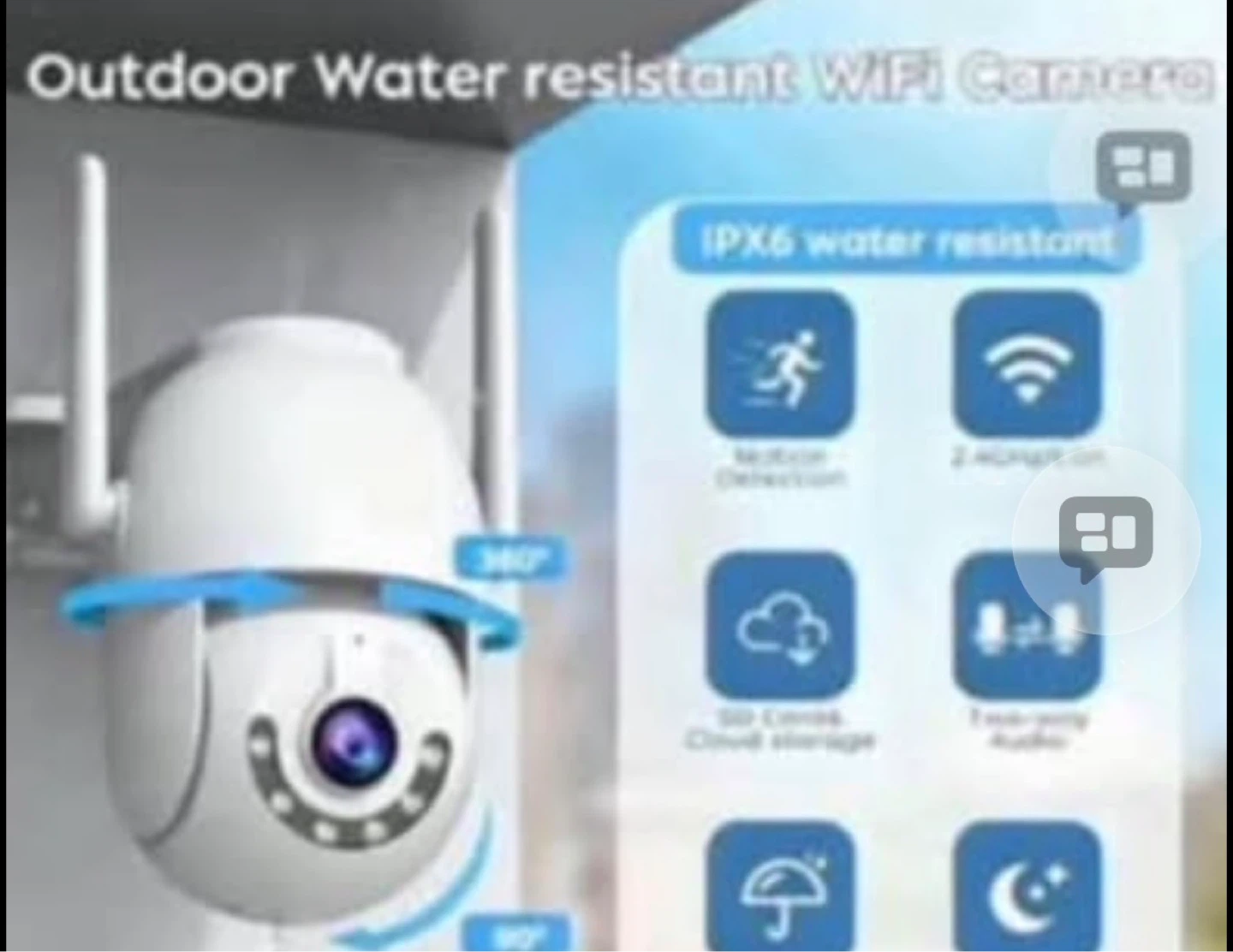 Outdoor  WiFi security Camera