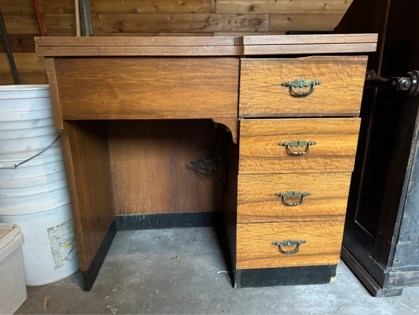 Vintage Wooden sewing Desk