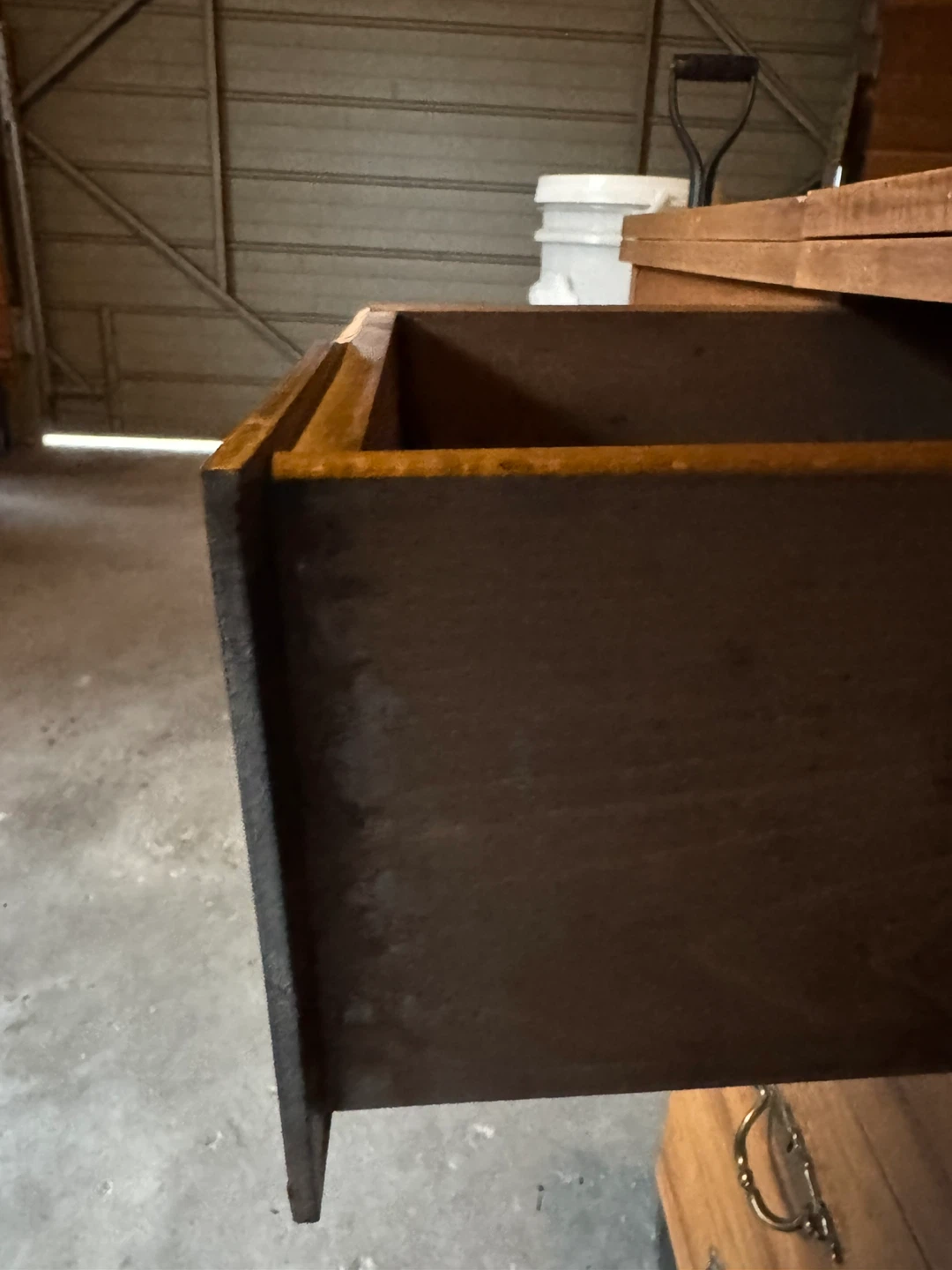Vintage Wooden sewing Desk - photo 3