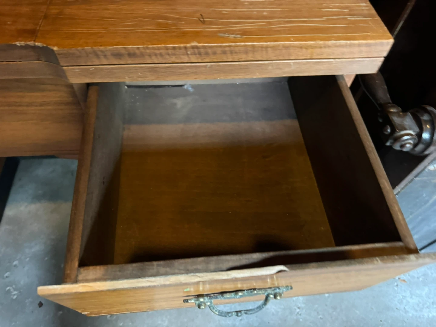 Vintage Wooden sewing Desk - photo 2