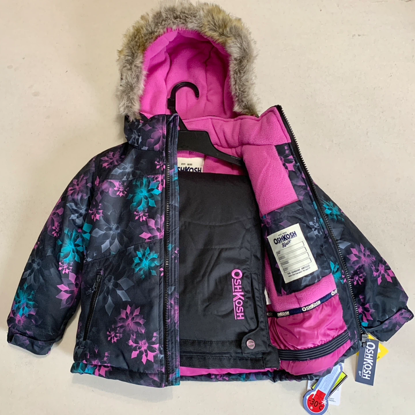 Kids Snowsuit Girls Size 10 Winter Coat and Snow Pants NEW - photo 2