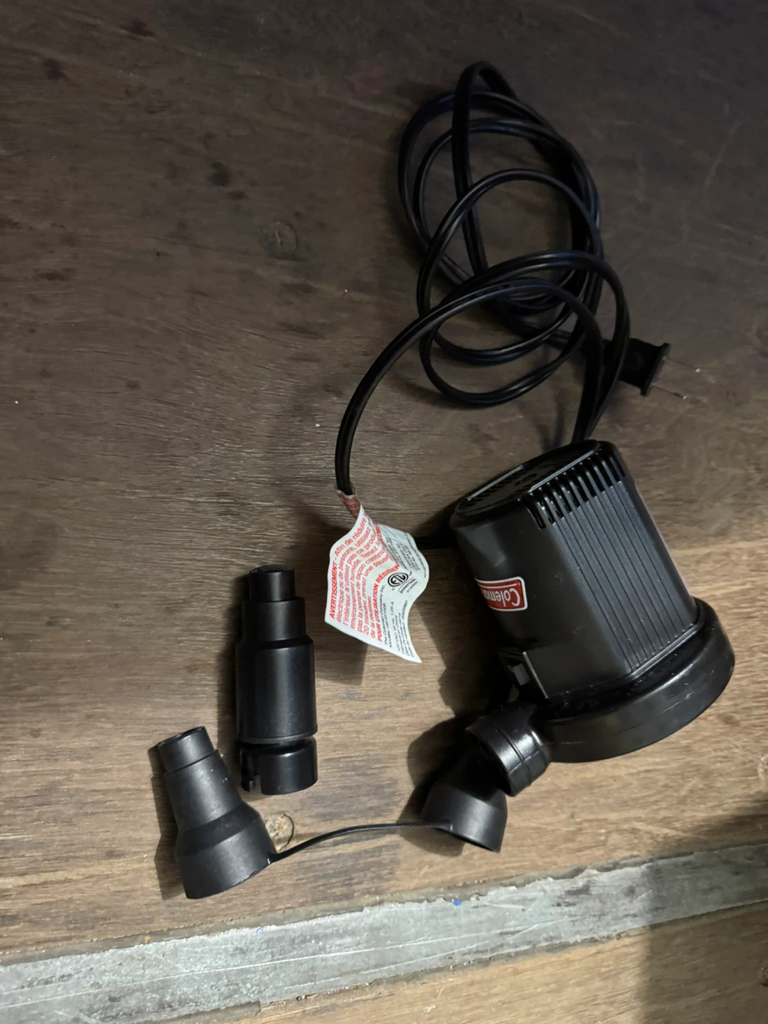 Coleman Air Pump with Accessories