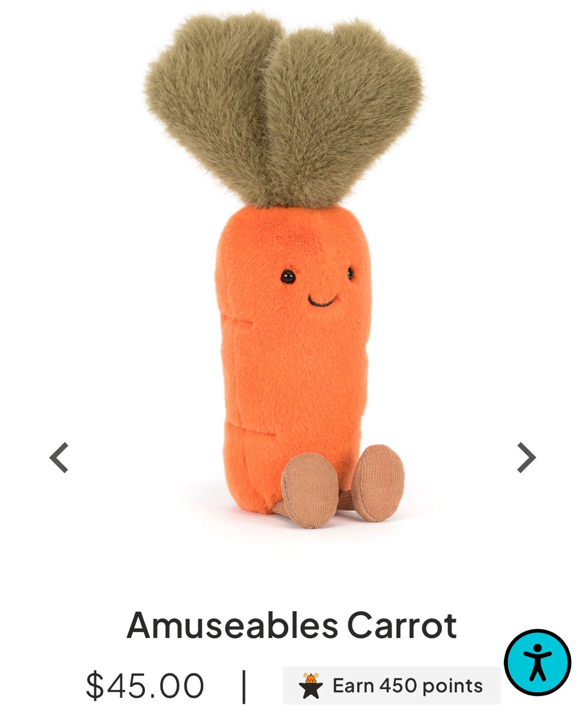 Jellycat Amuseables Carrot Plush Toy