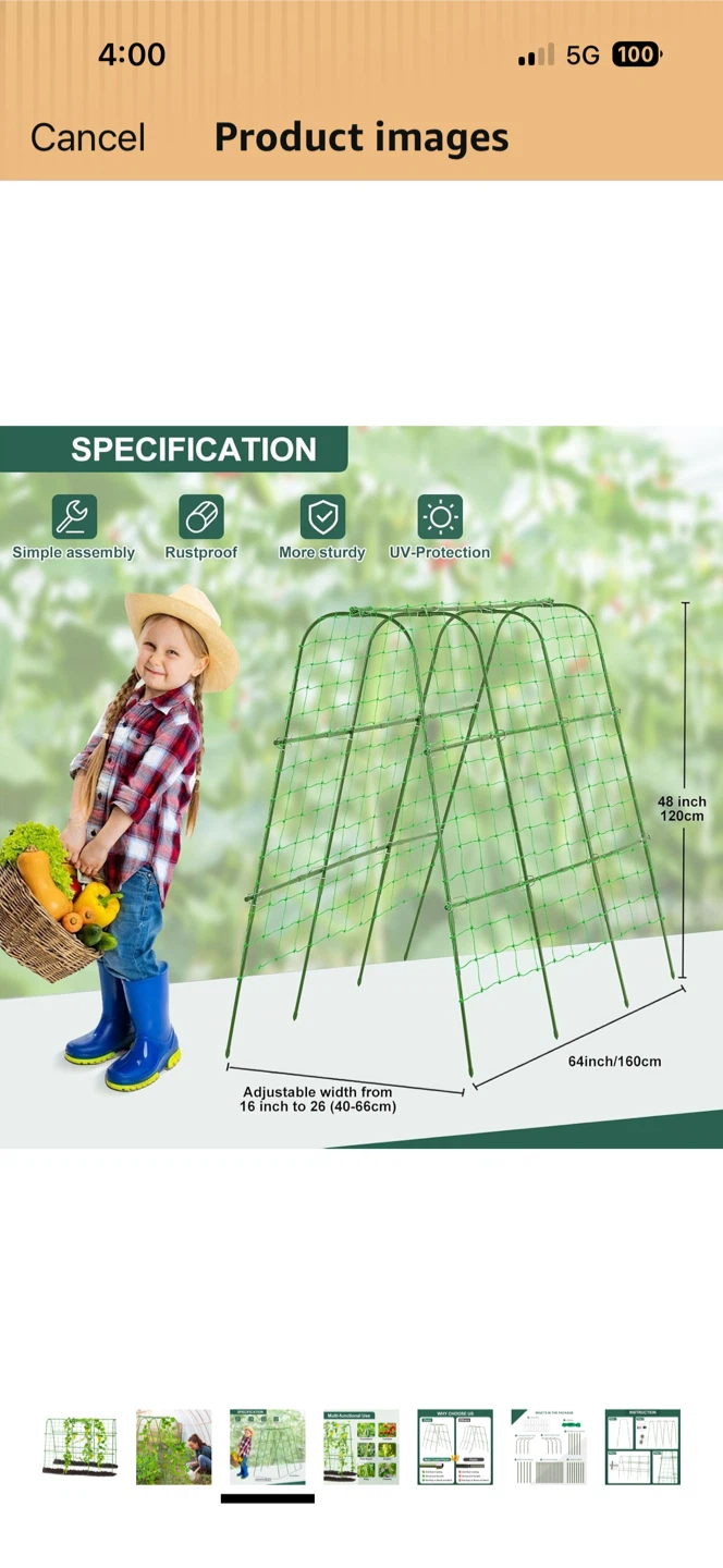 Climbing Plant Trellis for Garden - photo 4