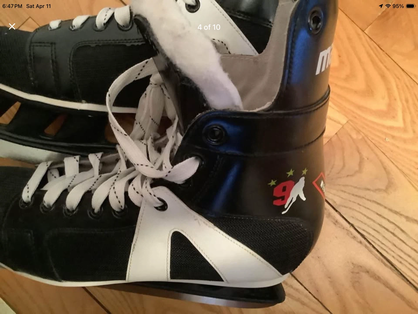 Gordie Howe Endorsed Men’s Magnum 975 Wedge Design Skates - photo 4