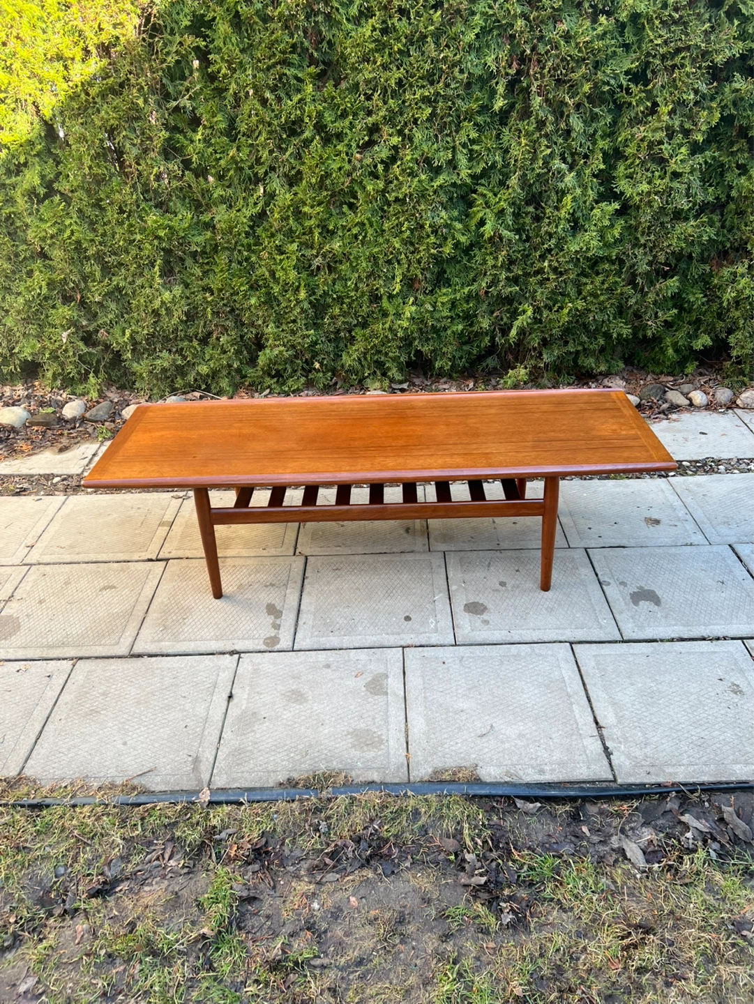 Danish Teak Surfboard Coffee Table by Grete Jalk - photo 3