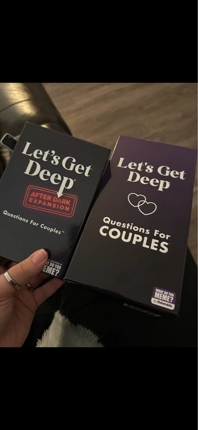 Let's Get Deep Questions For Couples Card Game
