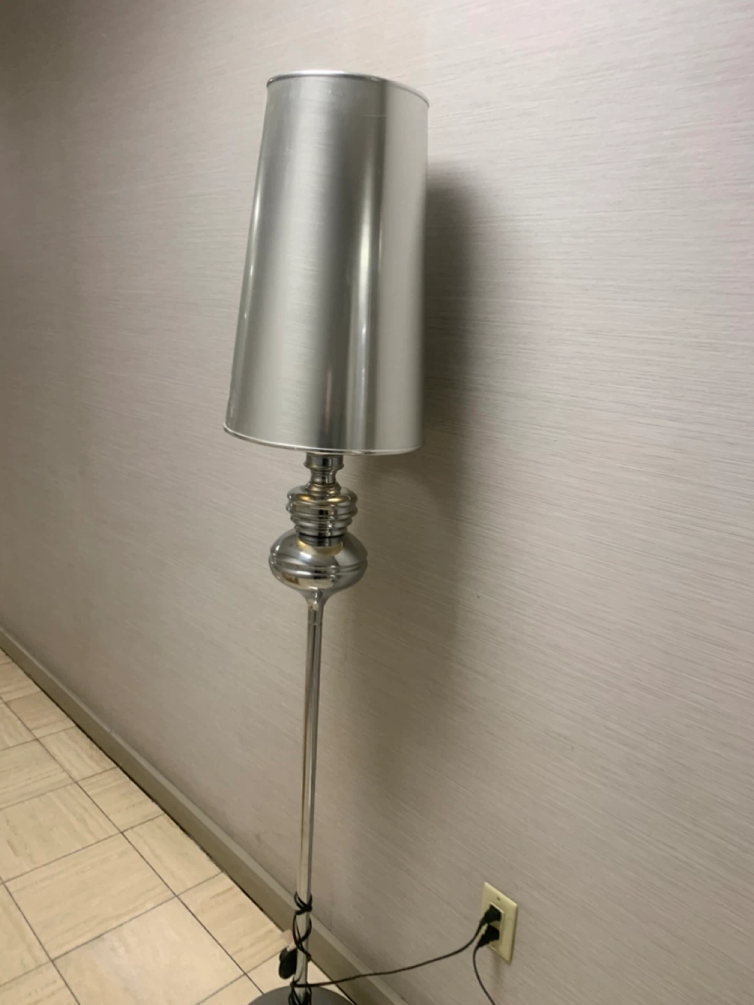 Standing Silver floor Lamp - photo 3