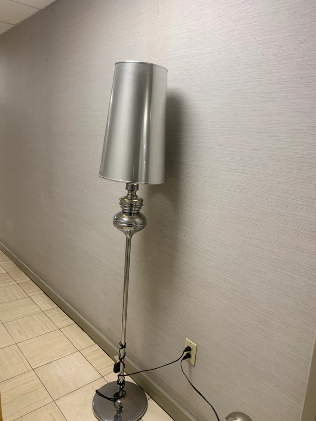 Standing Silver floor Lamp - photo 2