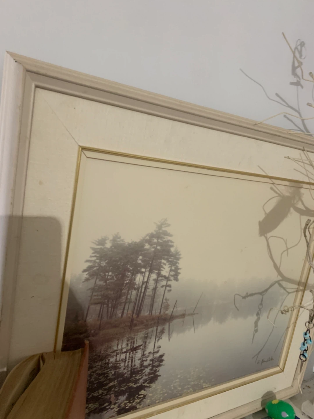 Frame Landscape lake Painting - photo 2