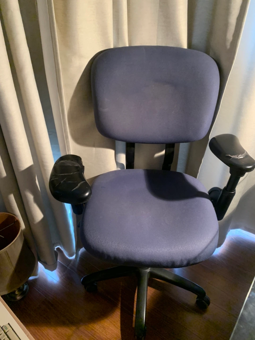 Adjustable Blue Office Chair