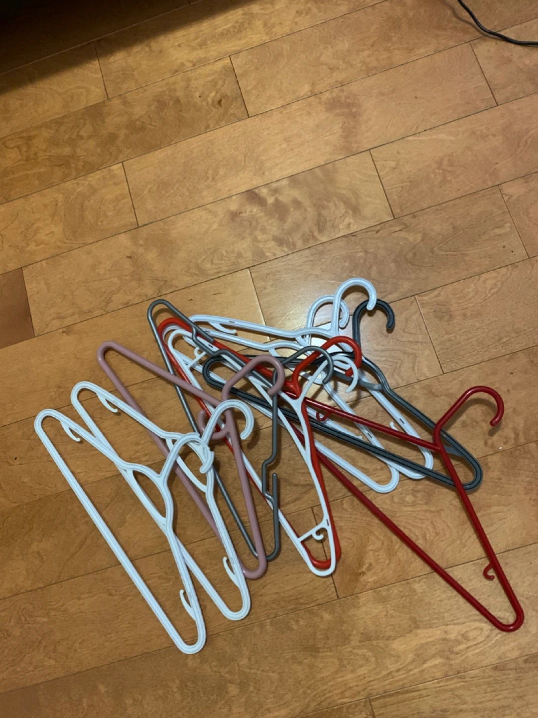 Mixed Lot of Plastic Clothes Hangers