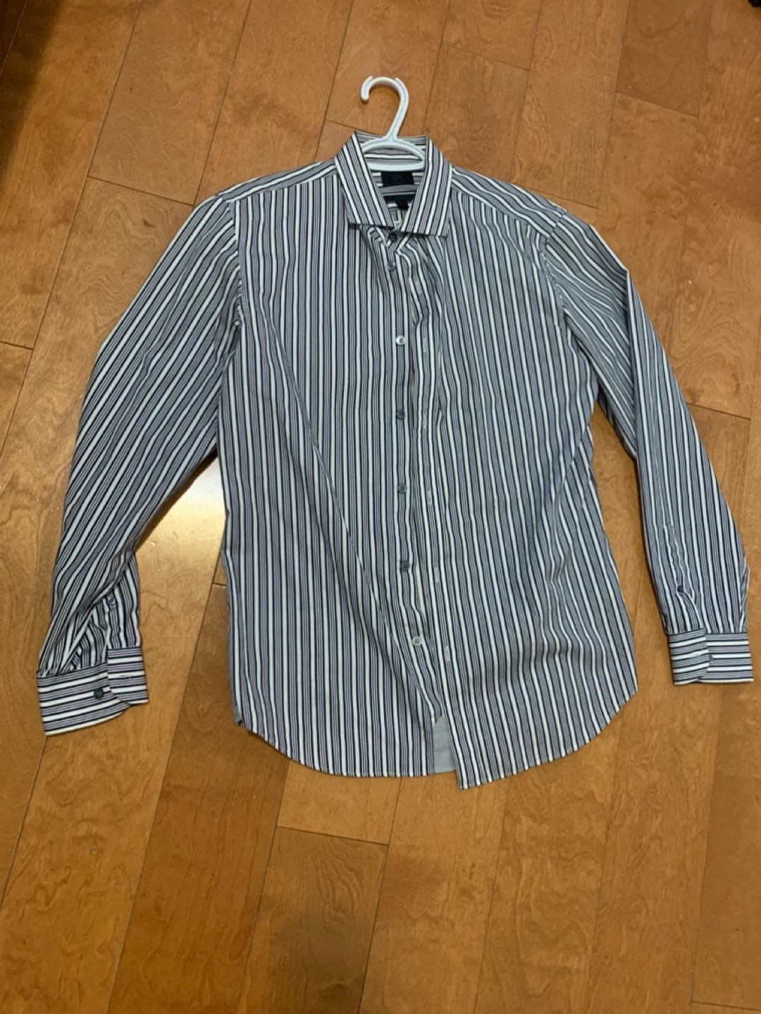 Men's Striped Dress Shirt