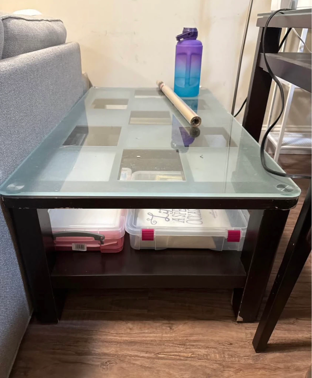 Glass Top Coffee Table