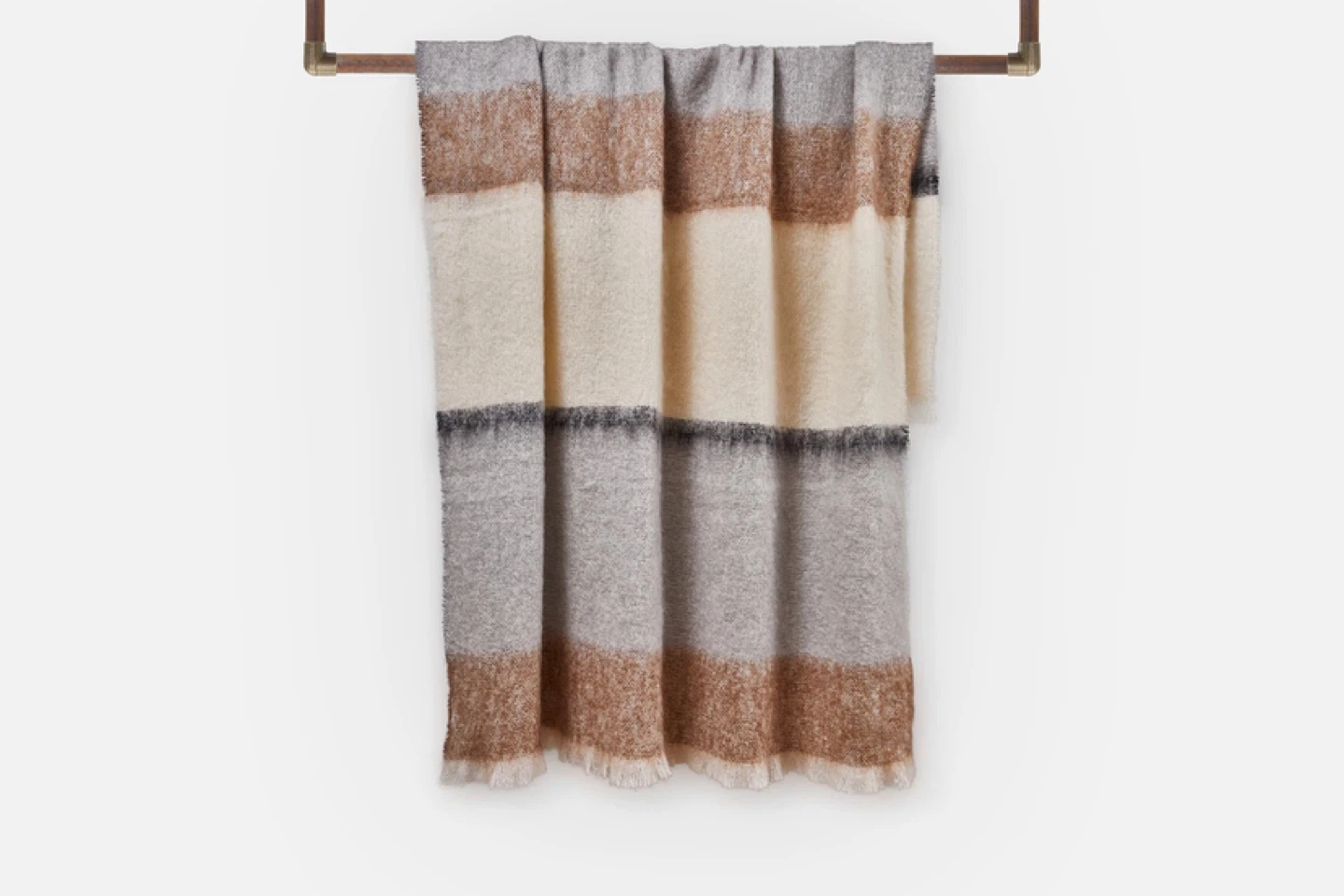 Cushendale mohair blend throw