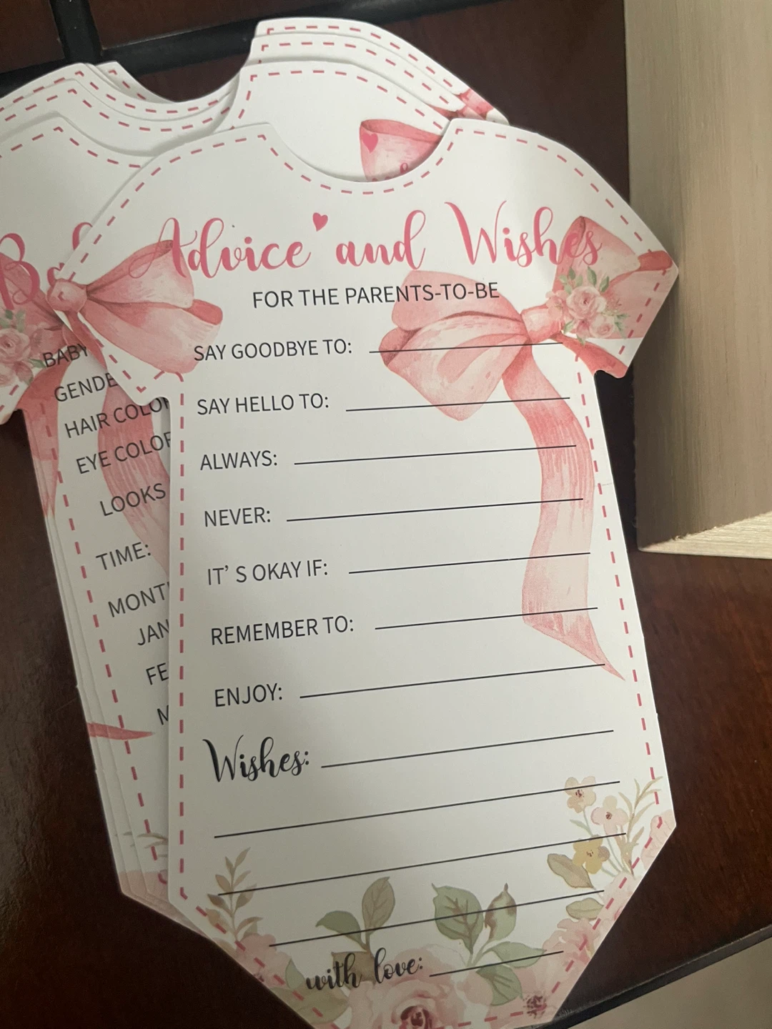 NEW! Baby Shower Predictions & Advice Box Set - photo 2